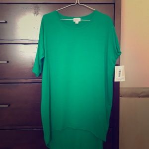 NWT LulaRoe Irma, Kelly green